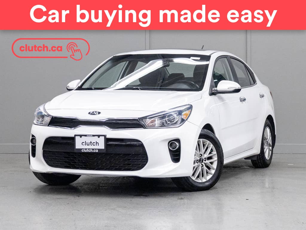 White 2020 Kia Rio Sedan Automatic