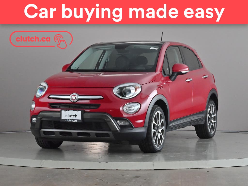 Red 2017 FIAT 500X SUV / Crossover Front-Wheel Drive Automatic
