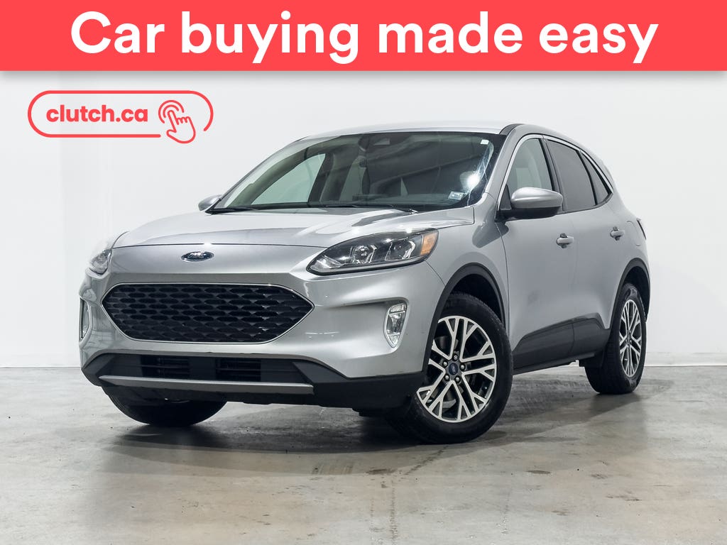Silver 2022 Ford Escape SEL AWD SUV / Crossover All-Wheel Drive Automatic