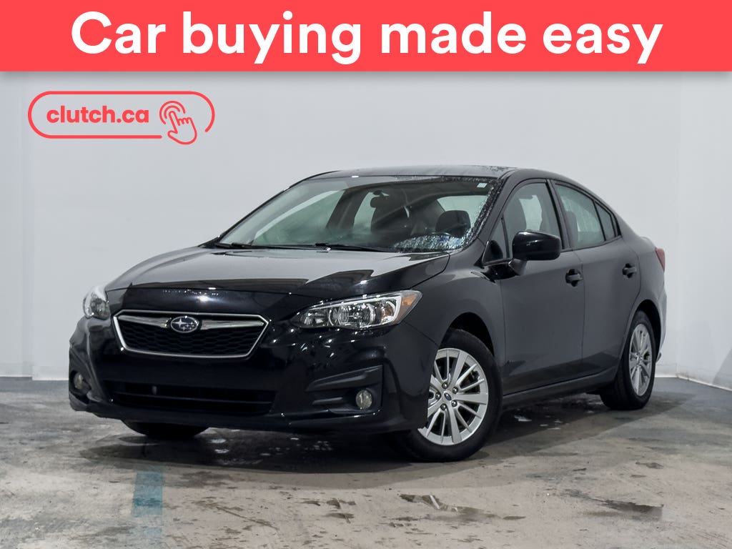 Black 2017 Subaru Impreza Sedan Automatic
