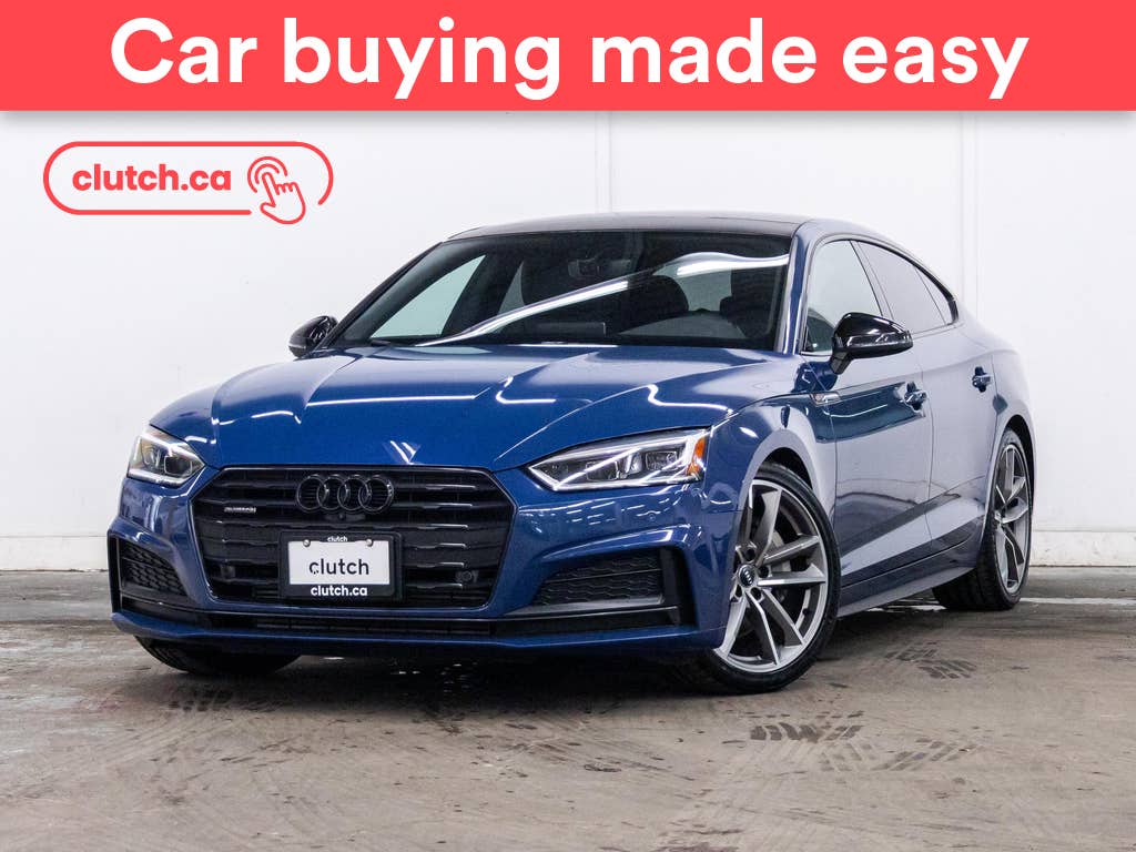 Blue 2019 Audi A5 Sportback quattro Progressiv 45 TFSI Sedan Automatic