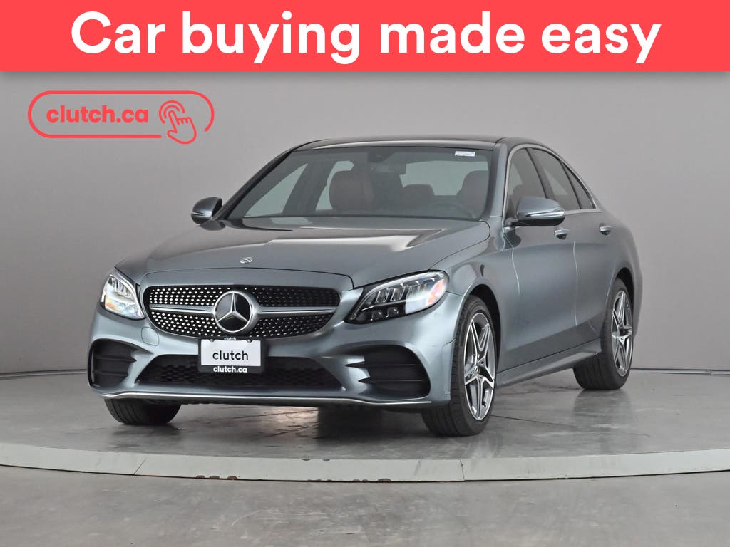 Gray 2020 Mercedes-Benz C-Class Sedan All-Wheel Drive Automatic