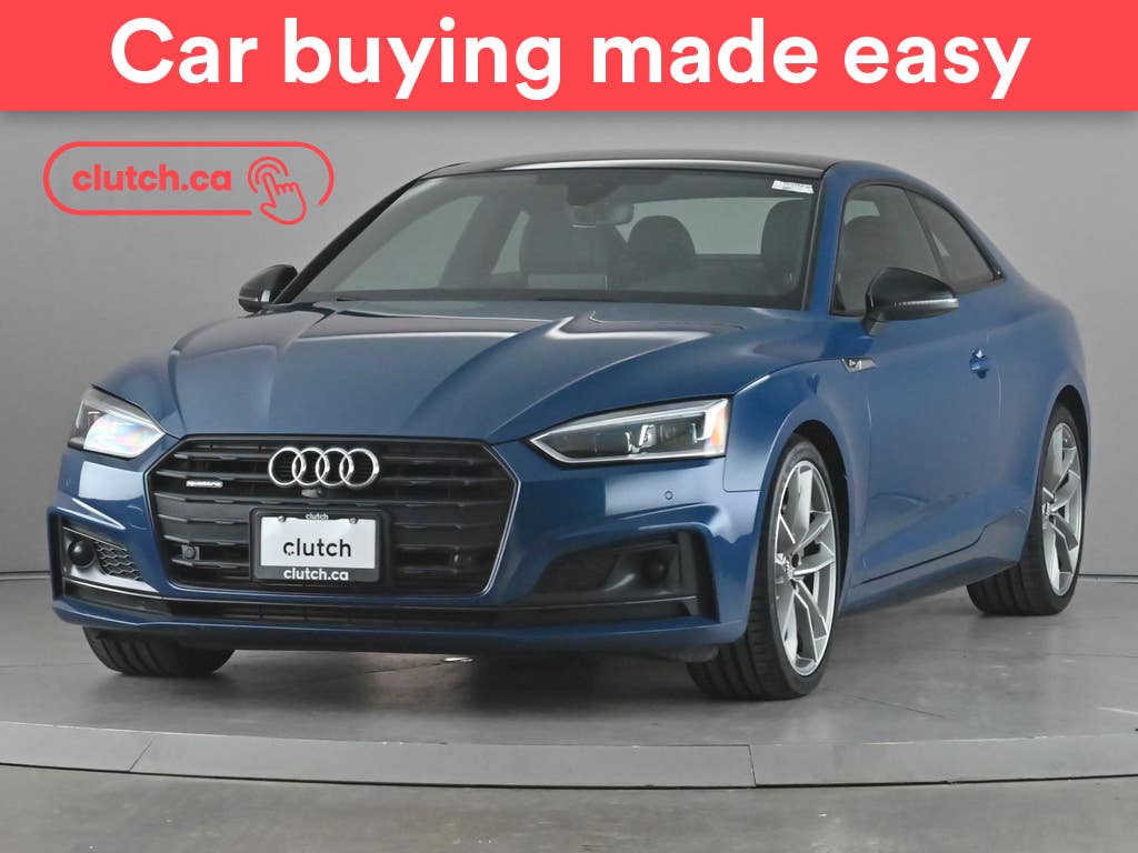 Blue 2019 Audi A5 quattro Technik 45 TFSI Coupe Coupe Automatic