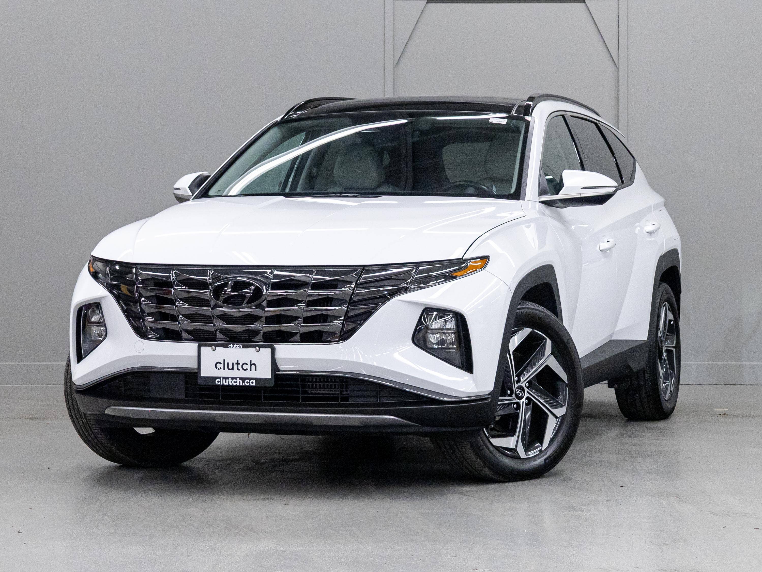 White 2022 Hyundai Tucson Hybrid SUV / Crossover  Automatic