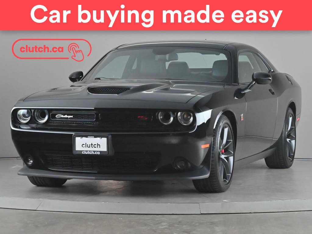 Black 2019 Dodge Challenger R/T Scat Pack RWD Coupe Rear-Wheel Drive Automatic