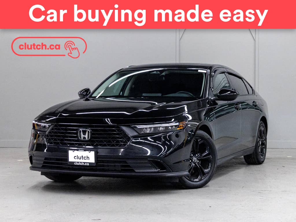 Black 2025 Honda Accord Sedan Front-Wheel Drive Automatic