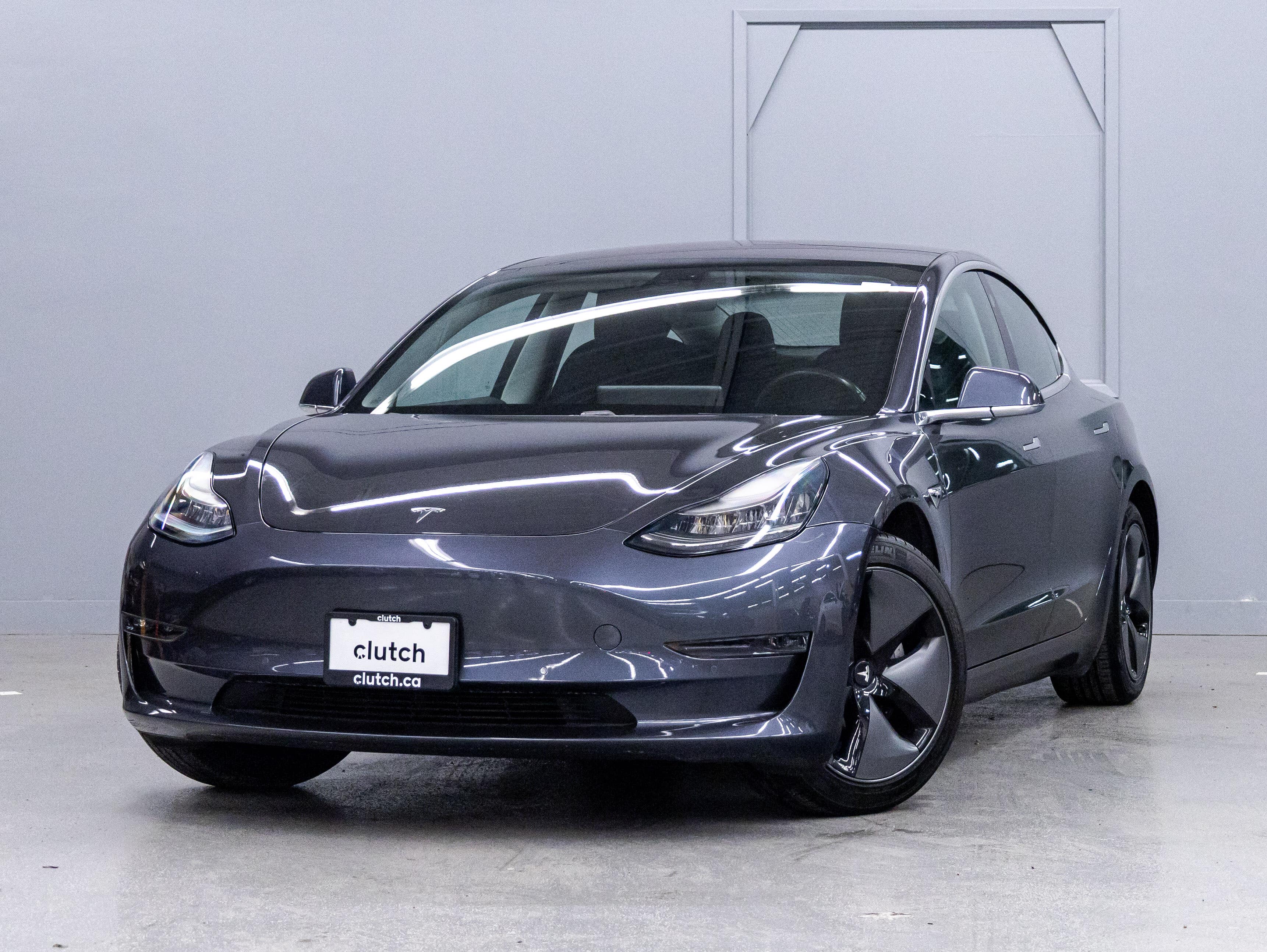 Black 2018 Tesla Model 3 Sedan Rear-Wheel Drive Automatic